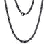 Matte Two Tone Cuban Link Chain | 5MM - Men Necklace - The Steel Shop