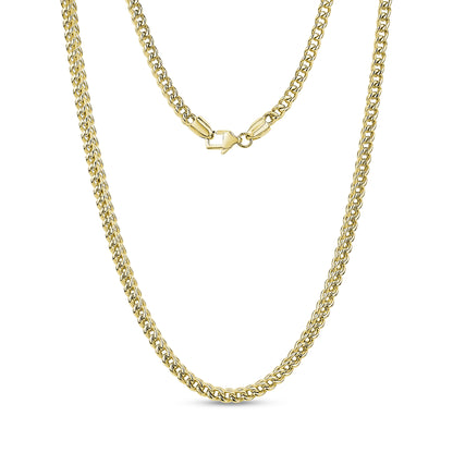 Classic Franco Link Chain - Men Necklace - The Steel Shop
