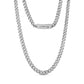 7mm Cuban Link Chain - Men Necklace - The Steel Shop