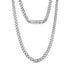 7mm Cuban Link Chain - Men Necklace - The Steel Shop
