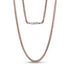 Coffee Brown Franco Link Chain - Men Necklace - The Steel Shop