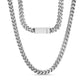 Franco Link Chain | 8MM - Men Necklace - The Steel Shop