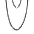 Oxidized Franco Link Chain - Men Necklace - The Steel Shop