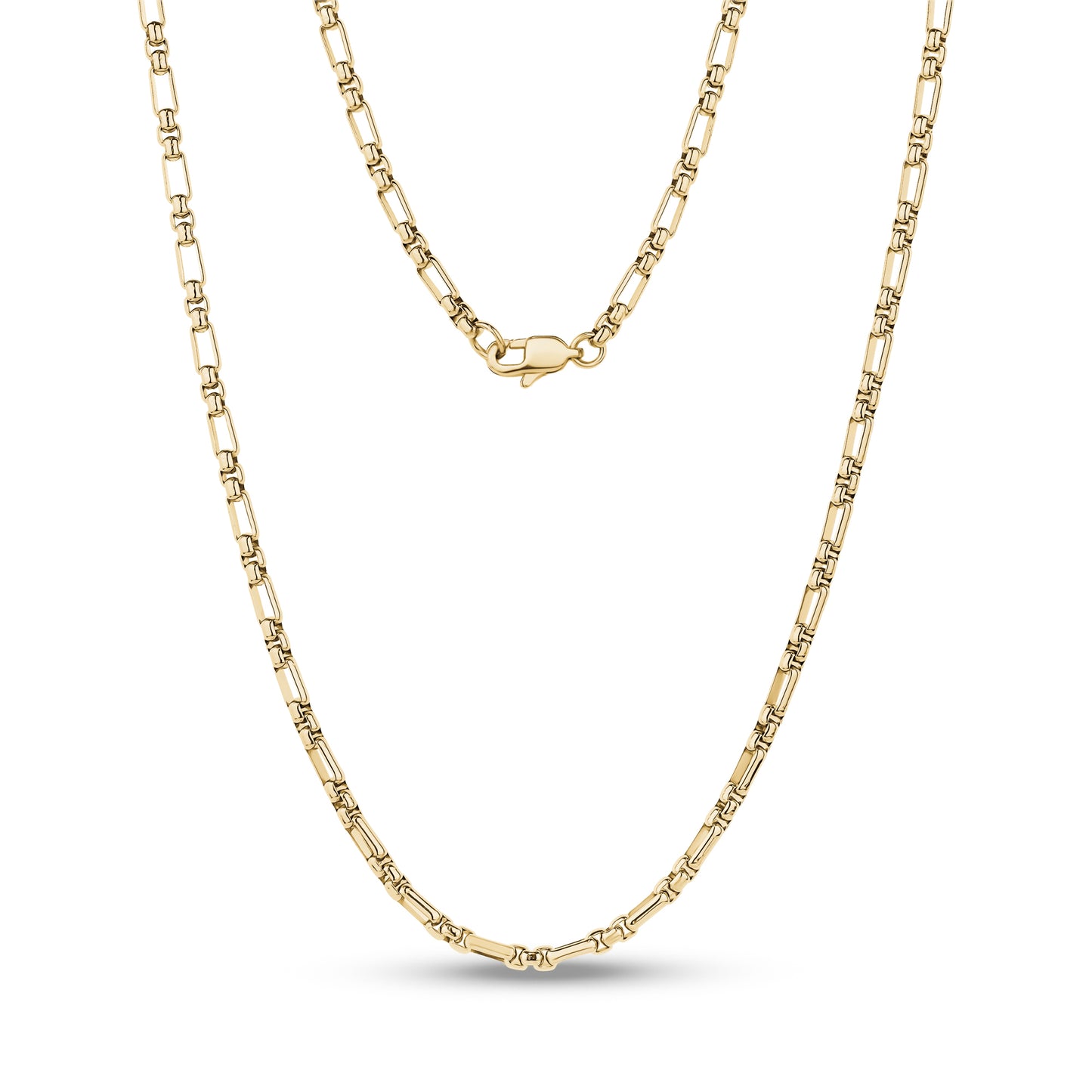 Round Box Link Figaro Chain