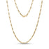 Round Box Link Figaro Chain - Men Necklace - The Steel Shop