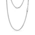 Silver lab diamond urn necklace laid out full length, showing rolo chain and diamond-set ash capsule near the clasp