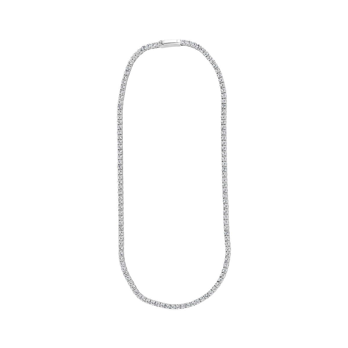 Engravable Tennis Necklace | 4mm
