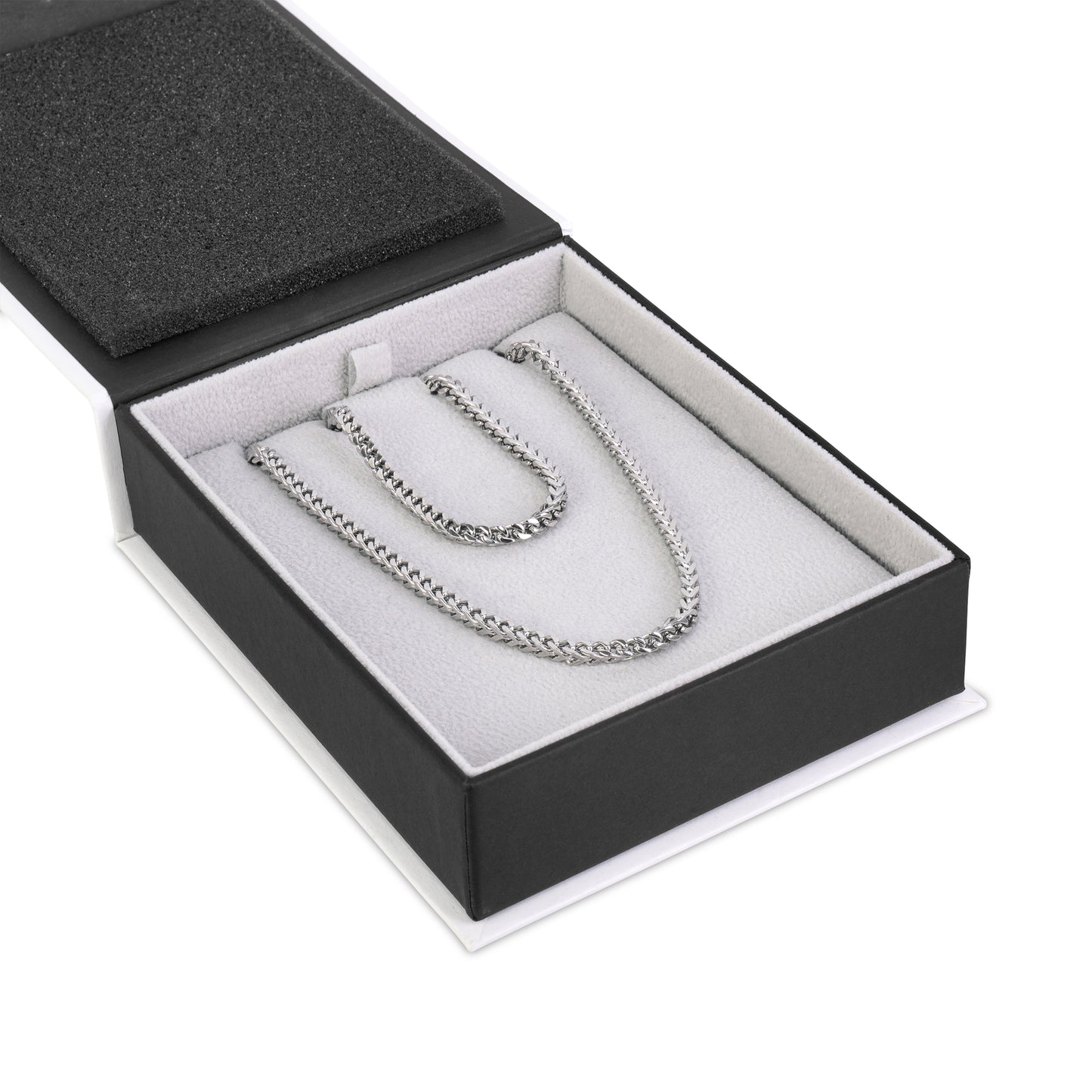 3mm Franco Set | Silver