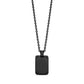 Minimal Matte Dog Tag - Men Pendant - The Steel Shop