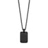 Minimal Matte Dog Tag - Men Pendant - The Steel Shop