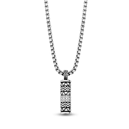 Detailed Urn Pendant - Men Pendant - The Steel Shop