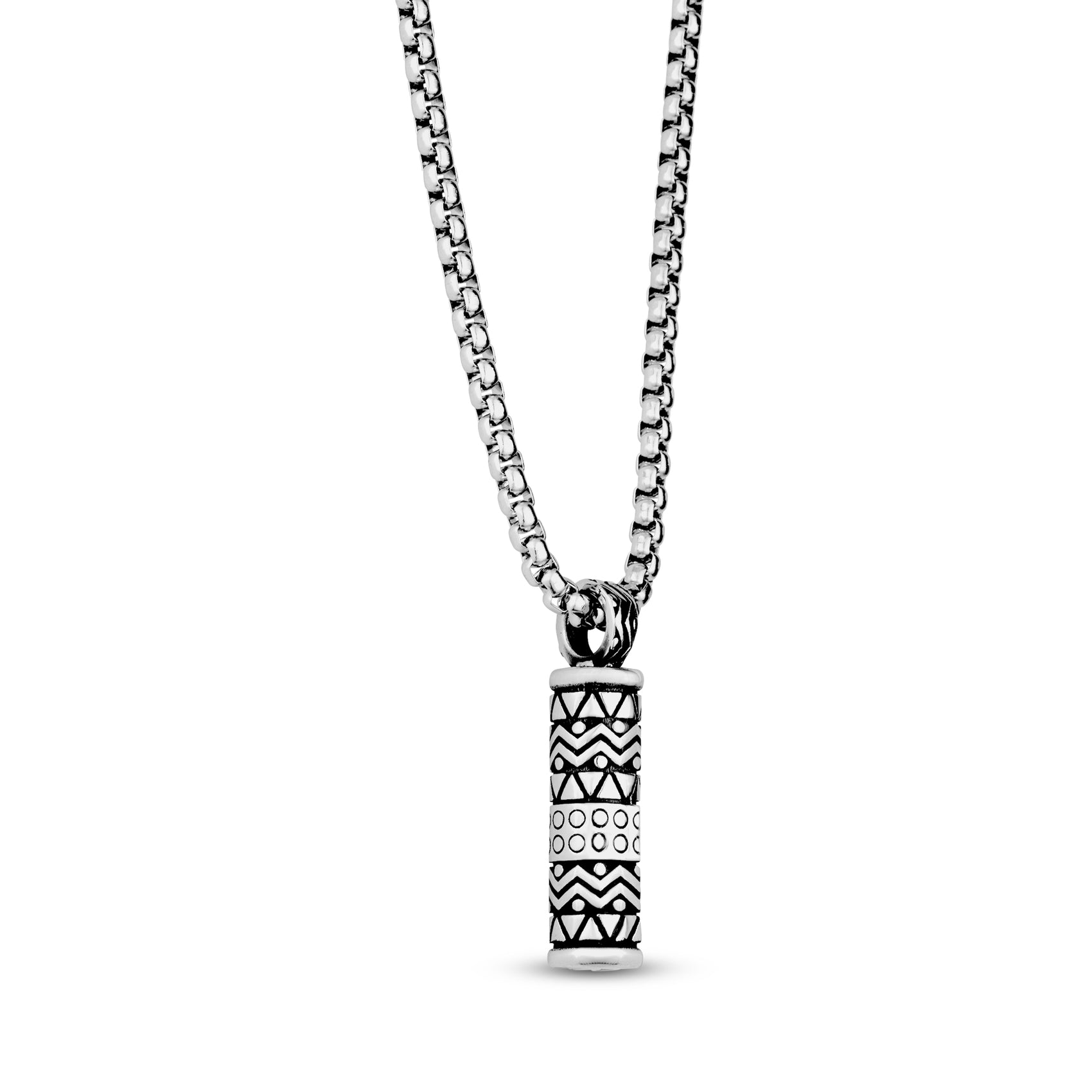 Detailed Urn Pendant - Men Pendant - The Steel Shop