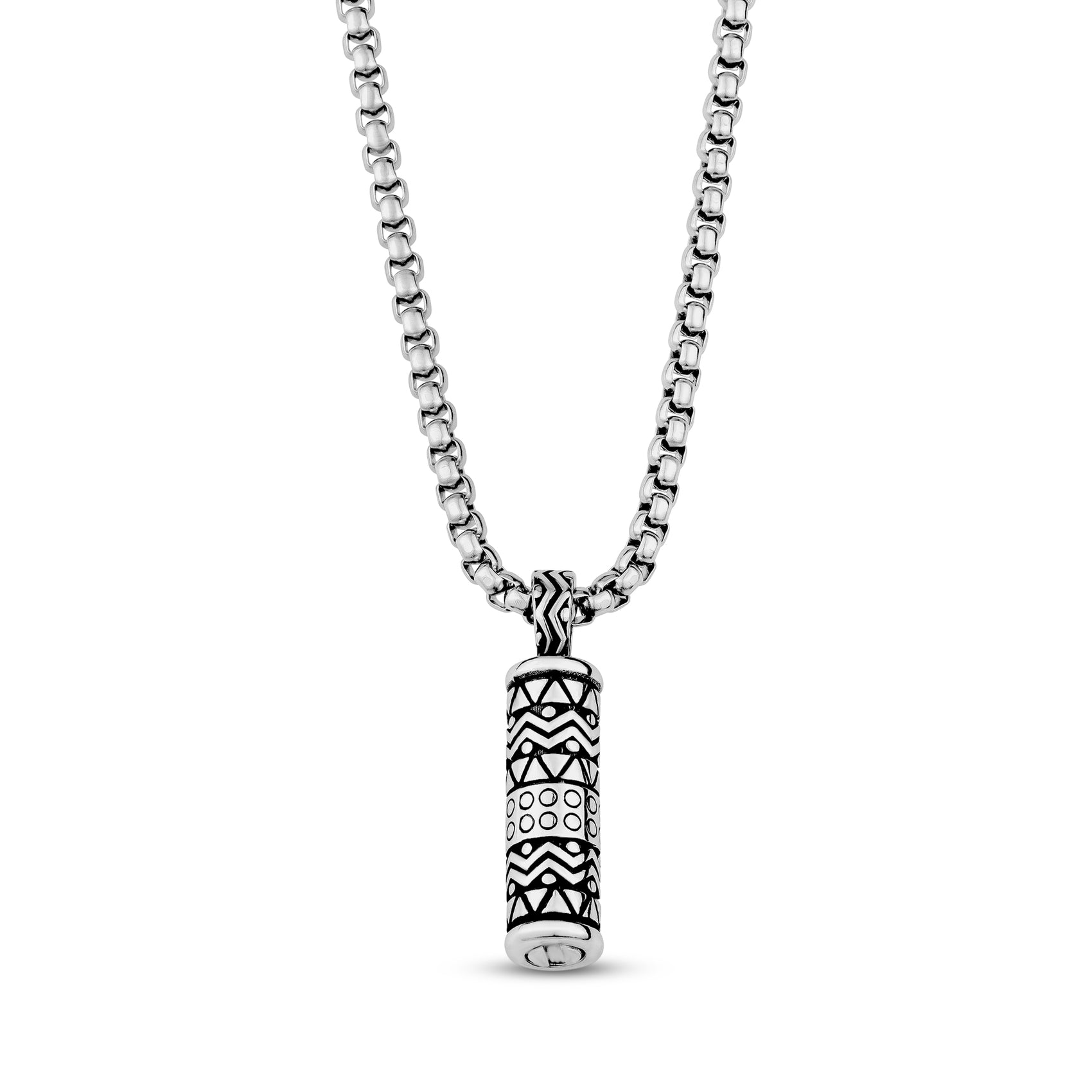 Detailed Urn Pendant - Men Pendant - The Steel Shop