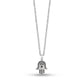 Black Stone Hamsa Pendant - unisex pendant - The Steel Shop