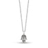 Black Stone Hamsa Pendant - unisex pendant - The Steel Shop
