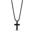 Mini Beveled Edge Cross Pendant - unisex pendant - The Steel Shop