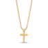 Mini Beveled Edge Cross Pendant - unisex pendant - The Steel Shop