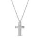 Matte Cross Pendant - Men Pendant - The Steel Shop