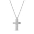 Matte Cross Pendant - Men Pendant - The Steel Shop