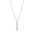 Medical Caduceus Bar Pendant - Unisex Pendant - The Steel Shop