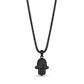 Stone-Set Hamsa Pendant - Men Pendant - The Steel Shop