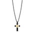 Modern Two-Tone Cross Pendant - Men Pendant - The Steel Shop