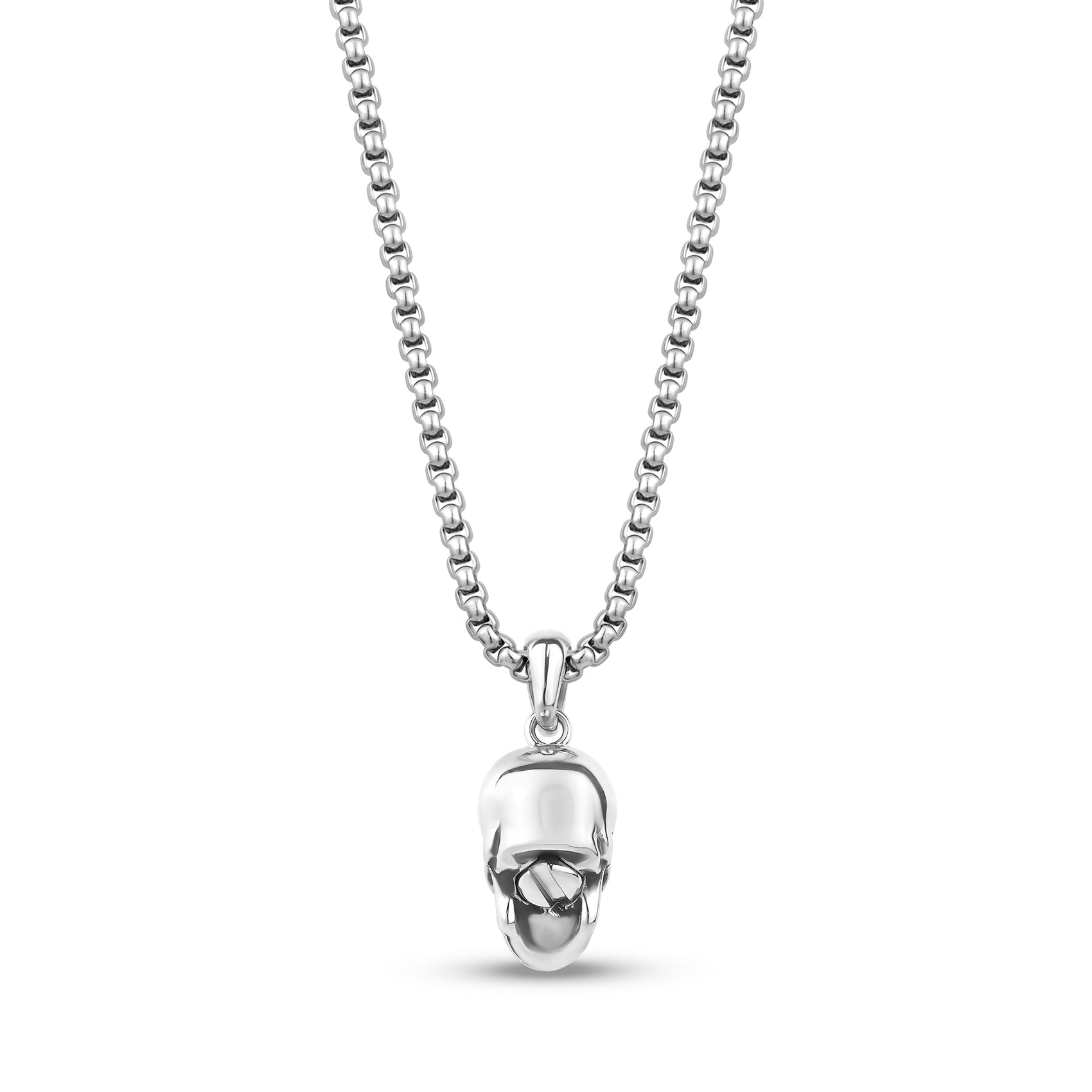 Skull Head Urn Pendant - Men Pendant - The Steel Shop