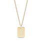 Polished Dog Tag - Men Pendant - The Steel Shop