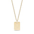 Polished Dog Tag - Men Pendant - The Steel Shop