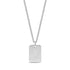 Polished Dog Tag - Men Pendant - The Steel Shop