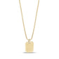 Mini Matte Modern Dog Tag - Men Pendant - The Steel Shop