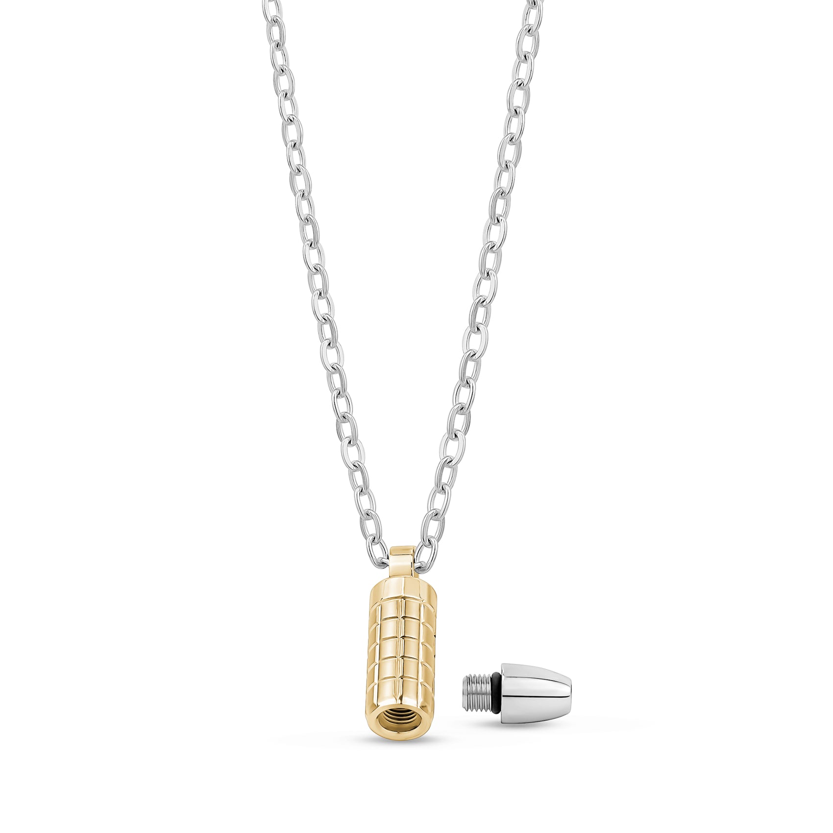 Gridlock Bullet Urn Pendant - Men Pendant - The Steel Shop