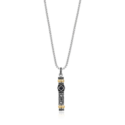 Skulls and Stones Urn Pendant - Men Pendant - The Steel Shop