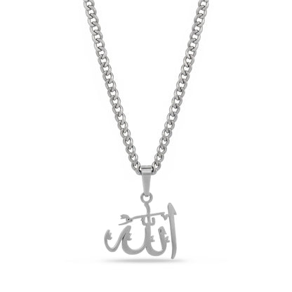 Matte Allah Pendant - Men Pendant - The Steel Shop