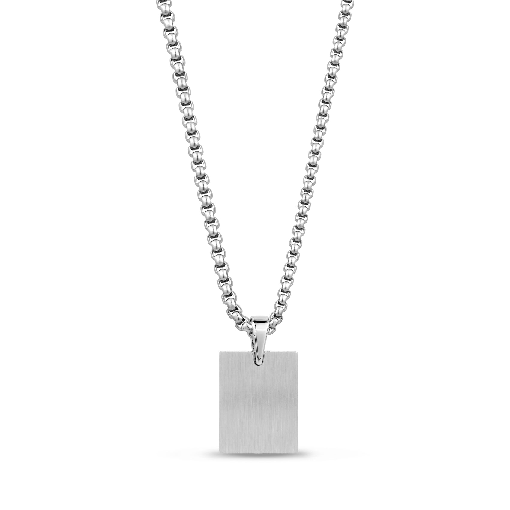 Diamond Accent Rectangle Urn Pendant