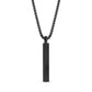 Sleek Matte Bar Pendant - Men Pendant - The Steel Shop
