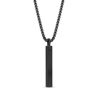 Sleek Matte Bar Pendant