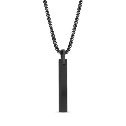 Sleek Matte Bar Pendant - Men Pendant - The Steel Shop