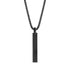 Sleek Matte Bar Pendant - Men Pendant - The Steel Shop