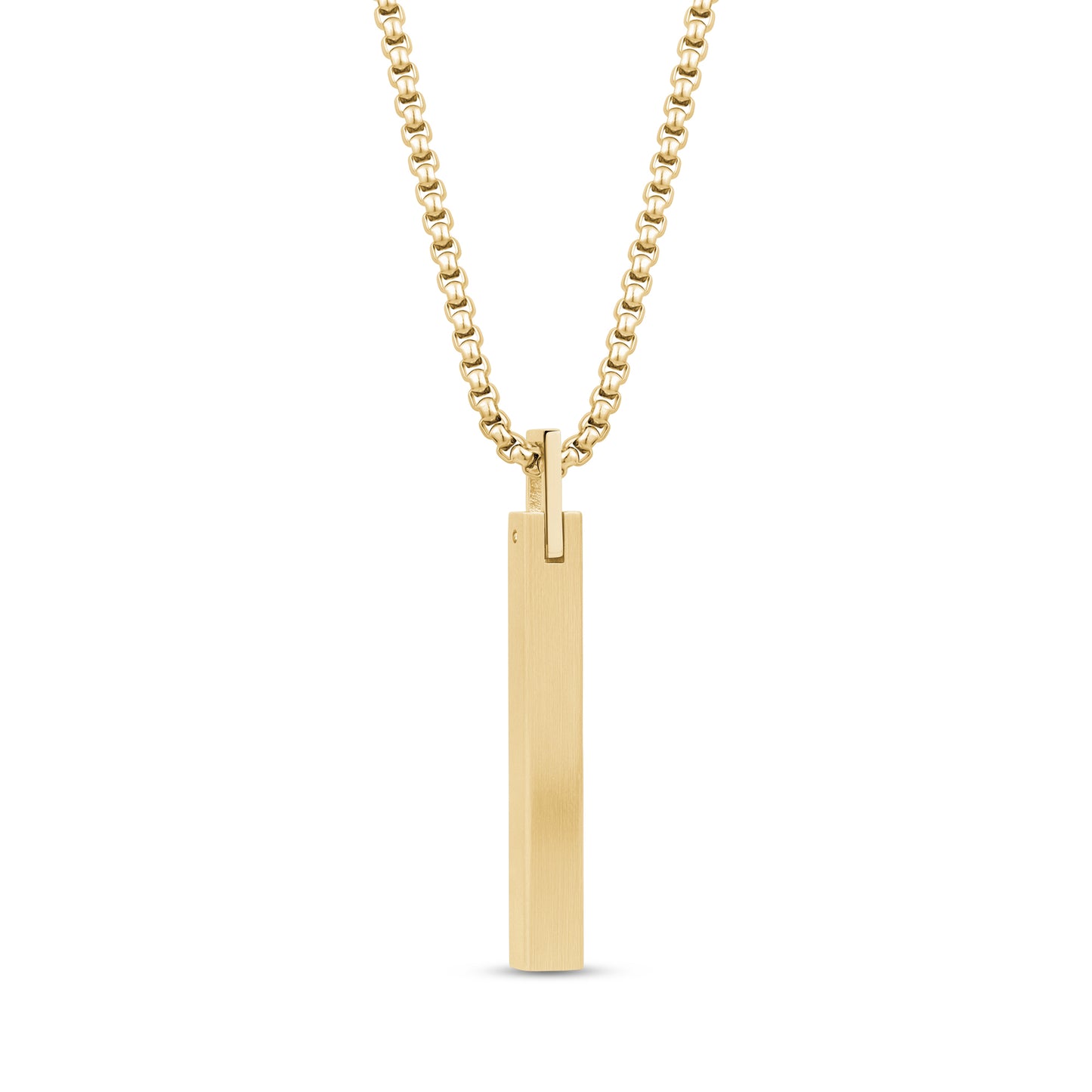 Sleek Matte Bar Pendant