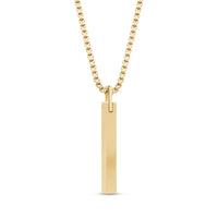 Sleek Matte Bar Pendant