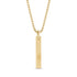 Sleek Matte Bar Pendant - Men Pendant - The Steel Shop