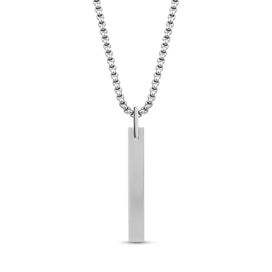 Sleek Matte Bar Pendant
