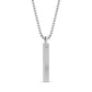 Sleek Matte Bar Pendant - Men Pendant - The Steel Shop