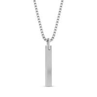 Sleek Matte Bar Pendant