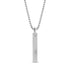 Sleek Matte Bar Pendant - Men Pendant - The Steel Shop