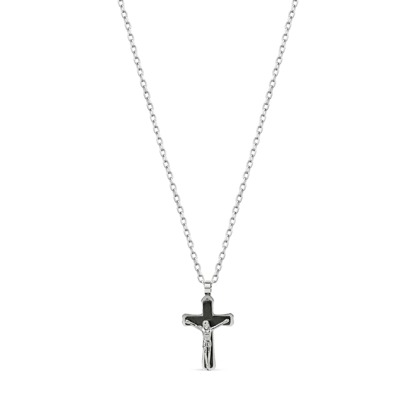 Minimal Crucifix Cross Pendant
