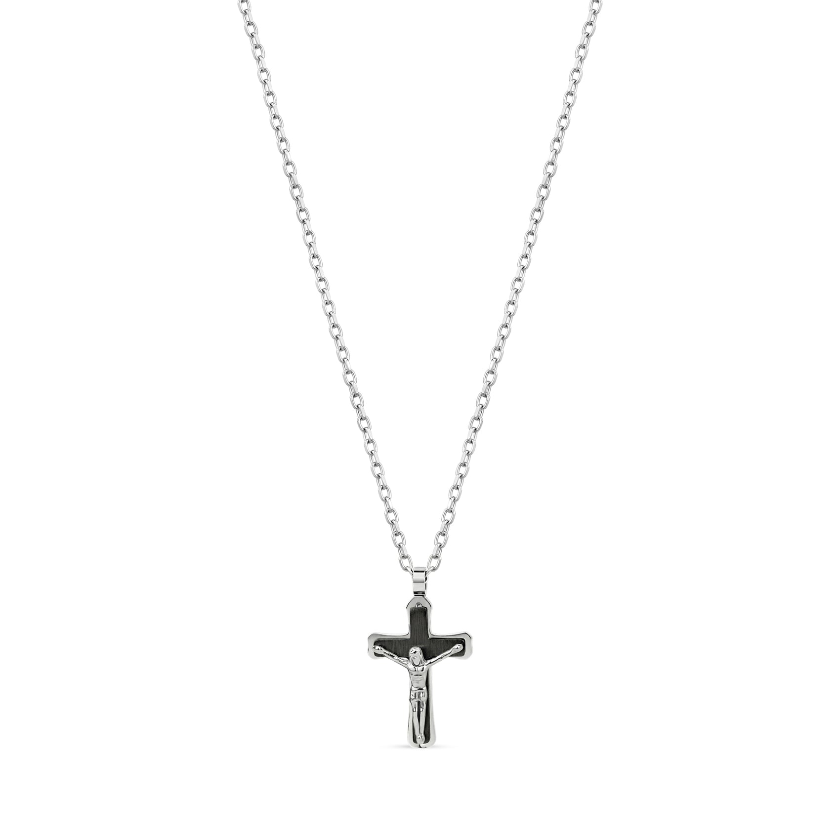 Minimal Crucifix Cross Pendant