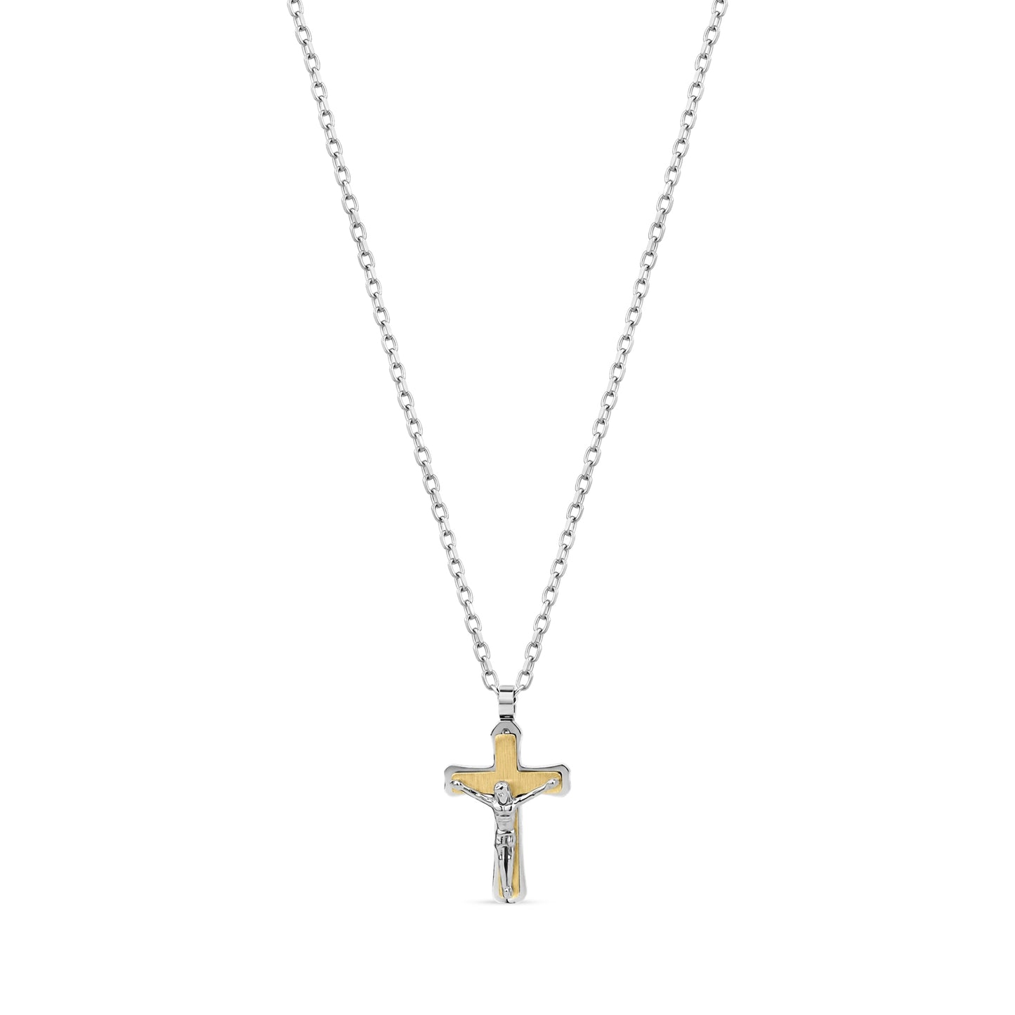 Minimal Crucifix Cross Pendant