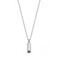 Close-up of the mini urn pendant's secure screw closure at the base for sealing ashes or memorial keepsakes